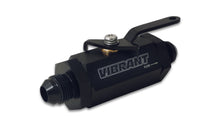 Load image into Gallery viewer, Vibrant -10AN to -10AN Male Shut Off Valve - Black
