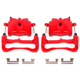 Power Stop 00-04 Cadillac DeVille Front Red Calipers w/Brackets - Pair