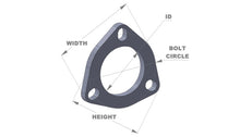 Load image into Gallery viewer, Vibrant 3-Bolt T304 SS Exhaust Flanges (2.5in I.D.) - 5 Flange Bulk Pack